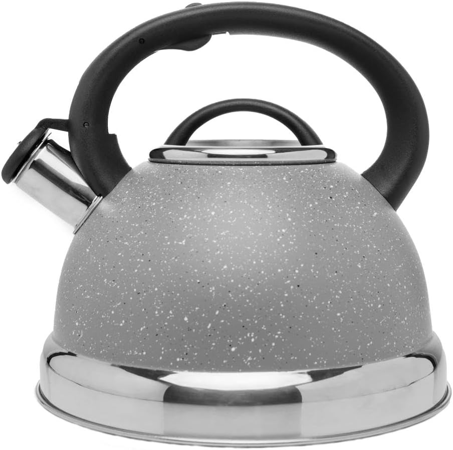 Chaleira Wolff Granilite 3L Cinza Alumínio Indução com Apito 2 Chaleira Wolff Granilite 3L Cinza Alumínio Indução com Apito - Imagem 2