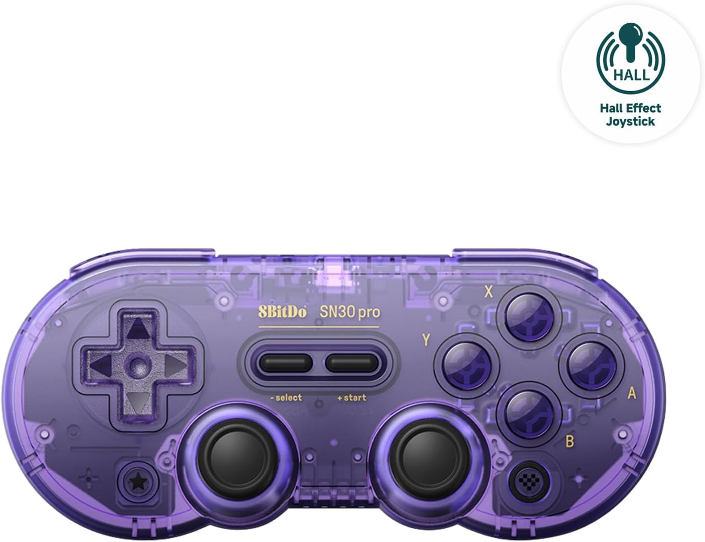 Controle 8Bitdo SN30 Pro Bluetooth com Joystick Hall Purple 1 Controle 8Bitdo SN30 Pro Bluetooth com Joystick Hall Purple