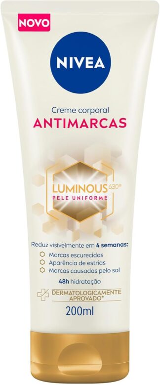 Creme Corporal Nivea Luminous 630 Antimarcas e Estrias 200ml