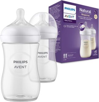 Kit Mamadeira Philips Avent Pétala 3.0 Duplo 260ml Anticólica