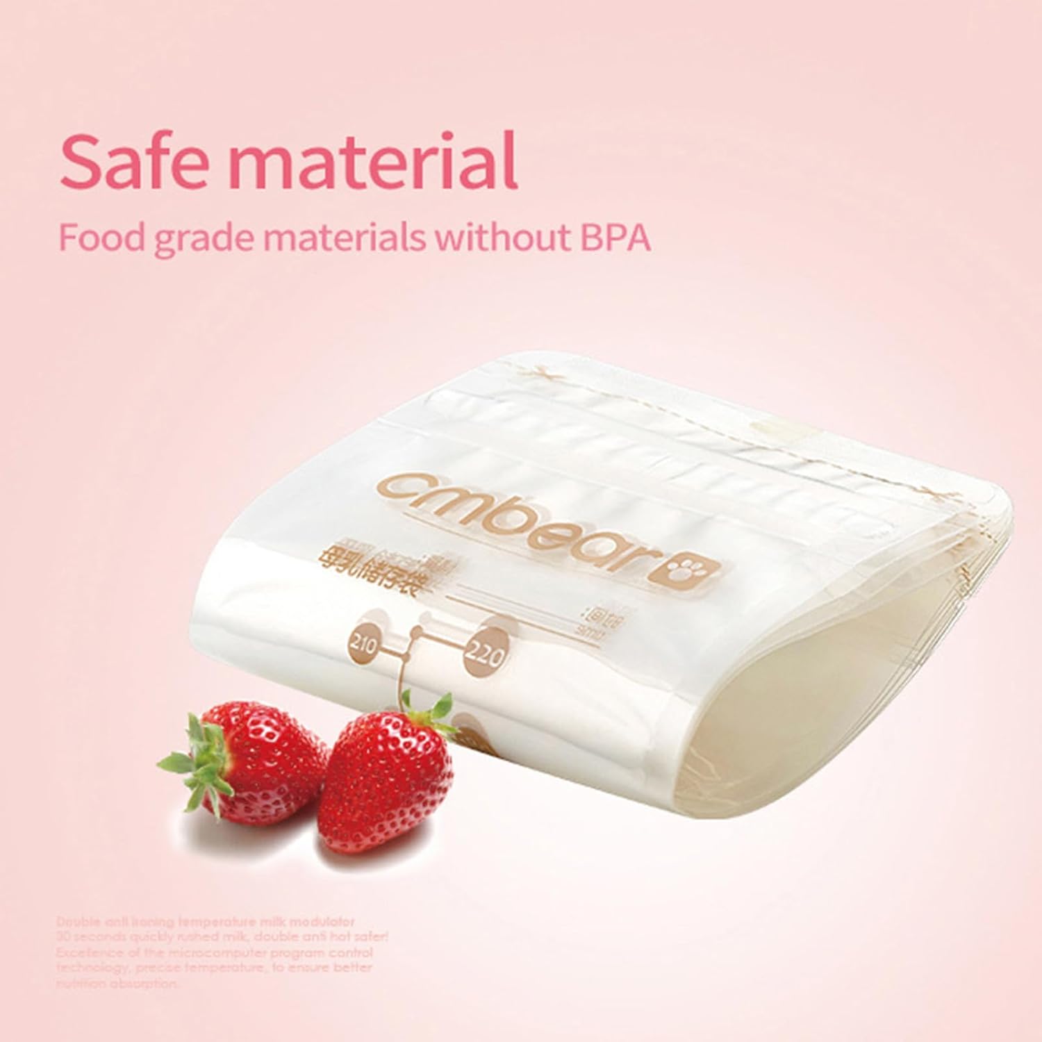 Saco de Armazenamento de Leite Materno 220ml 30 Unidades 5 Saco de Armazenamento de Leite Materno 220ml 30 Unidades - Imagem 5