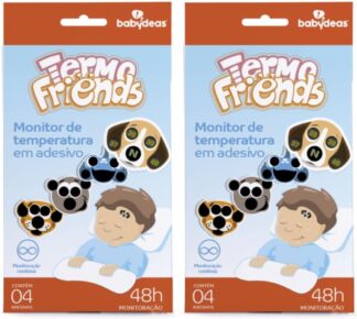 Adesivo Medidor de Temperatura Babydeas Termo Friends Bebês