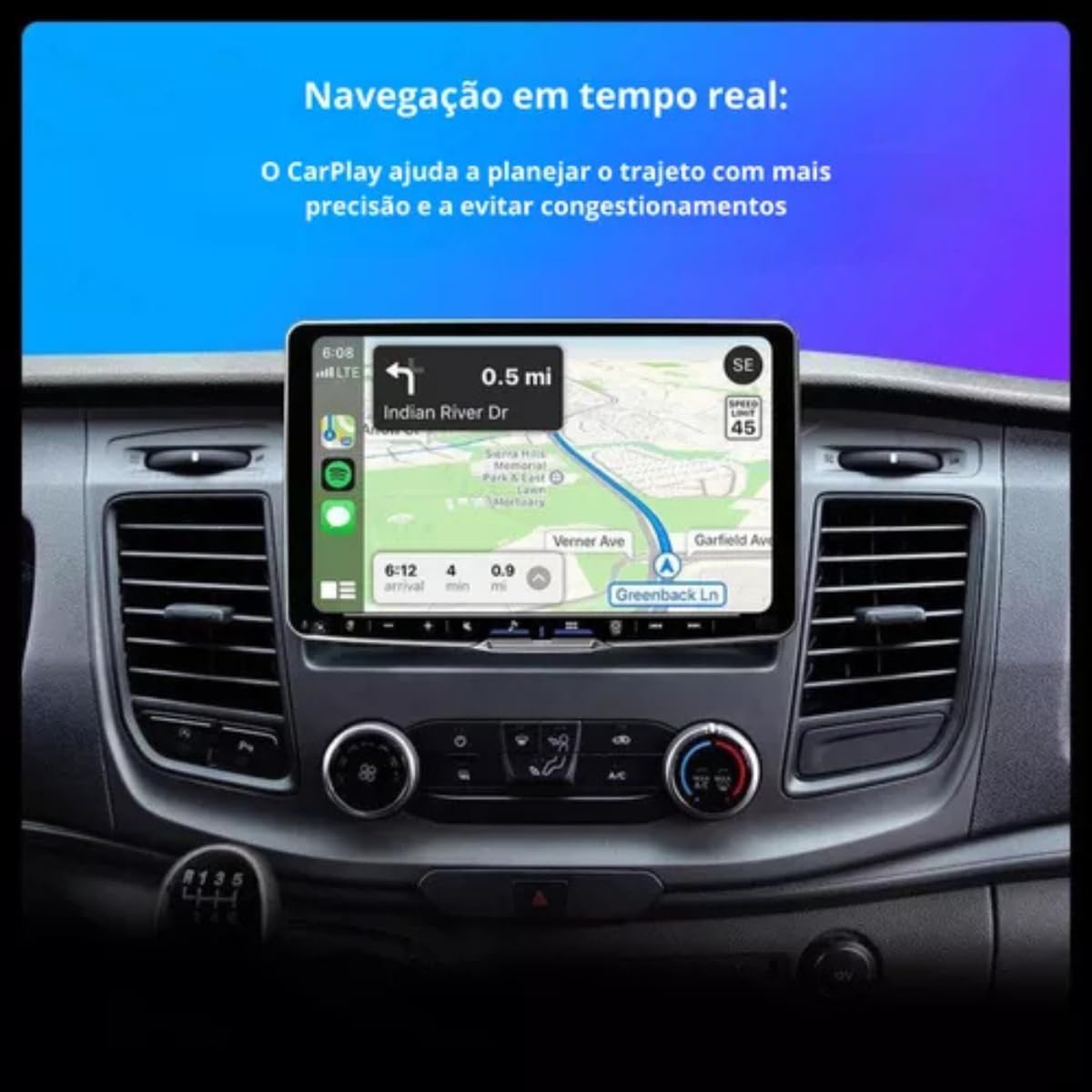 Adaptador CarPlay Android Auto Sem Fio Generico Carplay 2-em-1 3 Adaptador CarPlay Android Auto Sem Fio Generico Carplay 2-em-1 - Imagem 3