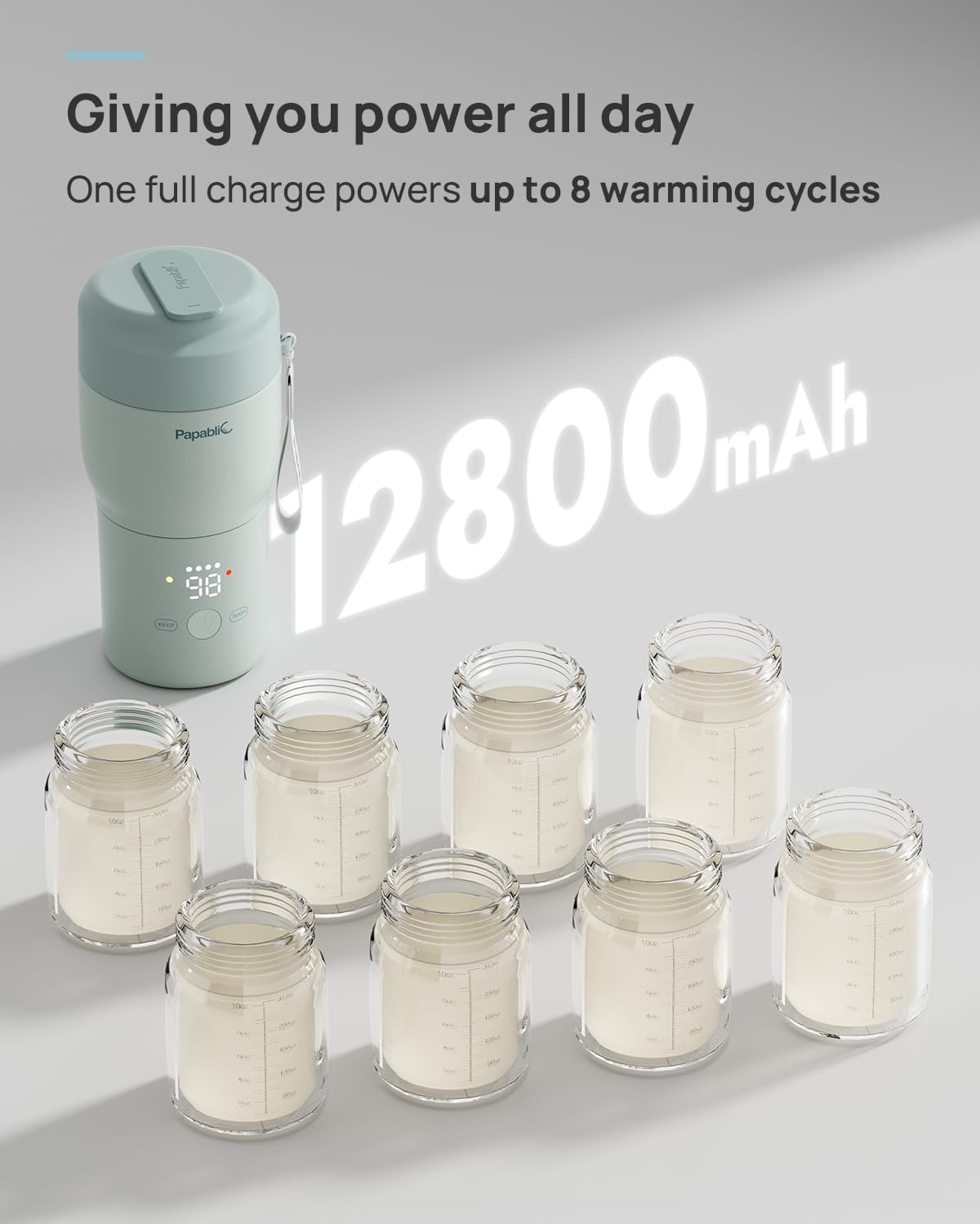 Aquecedor de Mamadeira Portátil Papablic para Viagens 30W 5 Aquecedor de Mamadeira Portátil Papablic para Viagens 30W - Imagem 5