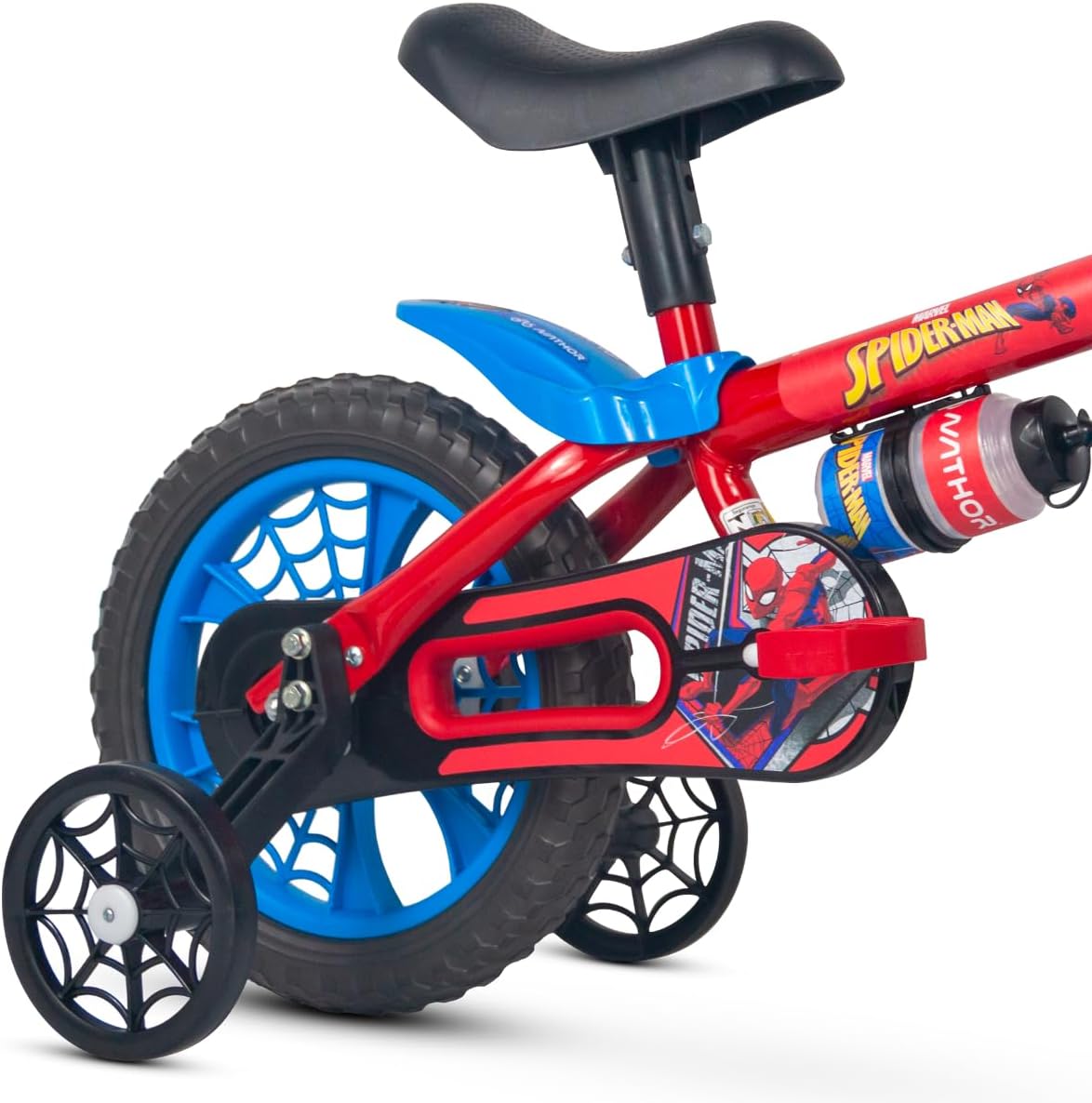 Bicicleta Infantil Nathor Spider-Man Aro 12 com Rodinhas 8 Bicicleta Infantil Nathor Spider-Man Aro 12 com Rodinhas - Imagem 8