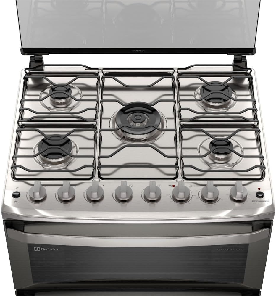 Fogão Electrolux 5 Bocas Experience PerfectCook360 Prata 5 Fogão Electrolux 5 Bocas Experience PerfectCook360 Prata - Imagem 5