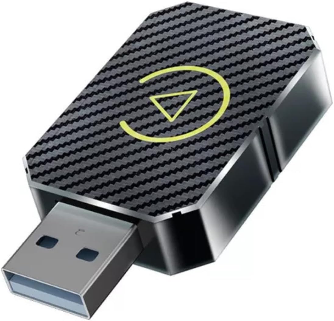 Adaptador CarPlay Android Auto Sem Fio Generico Carplay 2-em-1 1 Adaptador CarPlay Android Auto Sem Fio Generico Carplay 2-em-1