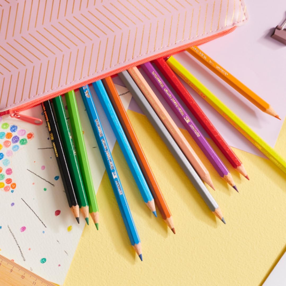 Lápis de Cor Faber-Castell 24 Cores Sextavado Modelo 120124 3 Lápis de Cor Faber-Castell 24 Cores Sextavado Modelo 120124 - Imagem 3