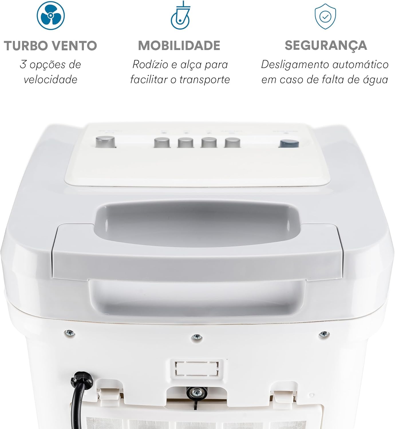 Climatizador de Ar EOS Artic Fresh 3,5 Litros Portátil 110V 7 Climatizador de Ar EOS Artic Fresh 3,5 Litros Portátil 110V - Imagem 7