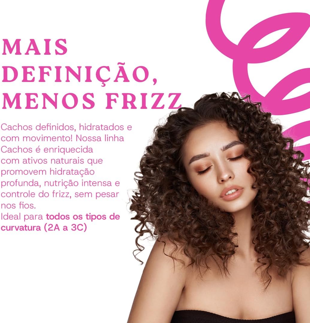 Condicionador Cachos Apse Cosmetics Nutritivo 1000ml 2 Condicionador Cachos Apse Cosmetics Nutritivo 1000ml - Imagem 2