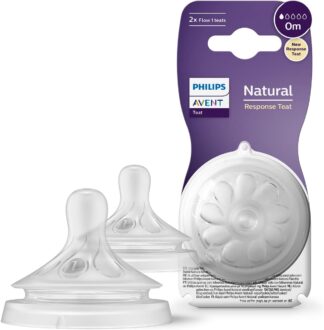 Bico de Mamadeira Philips Avent Pétala 3.0 Fluxo 1 Kit com 2