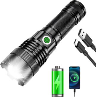 Lanterna Tática Recarregável Genérico A2-BX-L001 10000 Lúmens