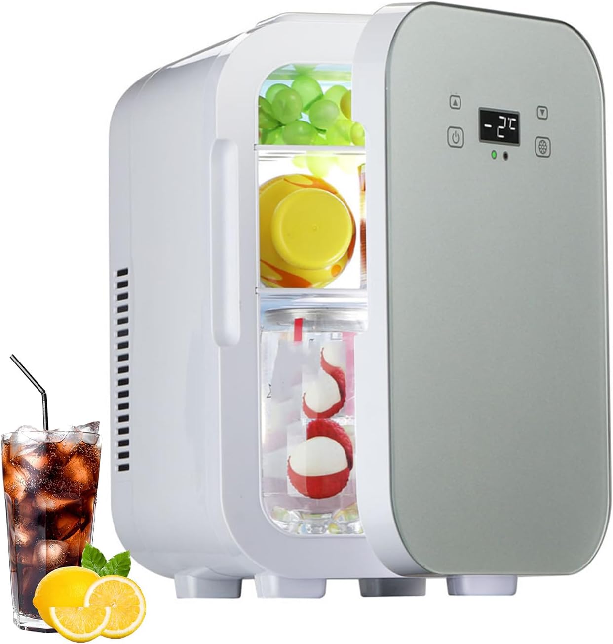 Mini Geladeira GYP-JFDSZ 10L Portátil Dual Core Silver 110V/220V 1 Mini Geladeira GYP-JFDSZ 10L Portátil Dual Core Silver 110V/220V