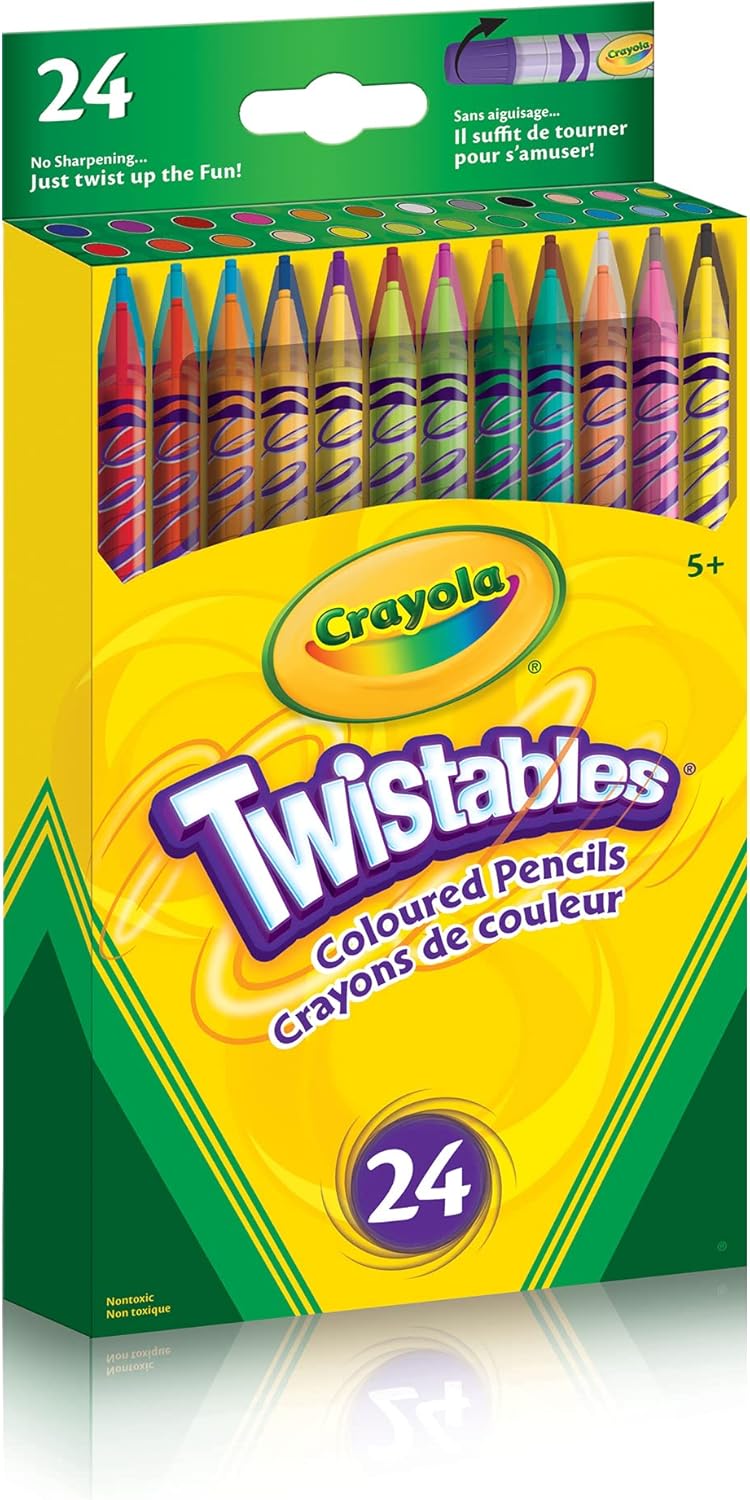 Lápis de Cor Crayola Twistables 24 Unidades com Ponta Retrátil 2 Lápis de Cor Crayola Twistables 24 Unidades com Ponta Retrátil - Imagem 2