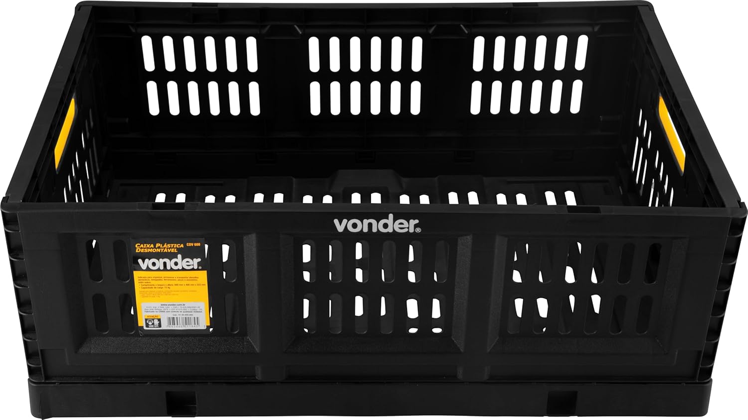 Caixa Plástica Desmontável Vonder CDV 600 Organizadora 60cm 3 Caixa Plástica Desmontável Vonder CDV 600 Organizadora 60cm - Imagem 3