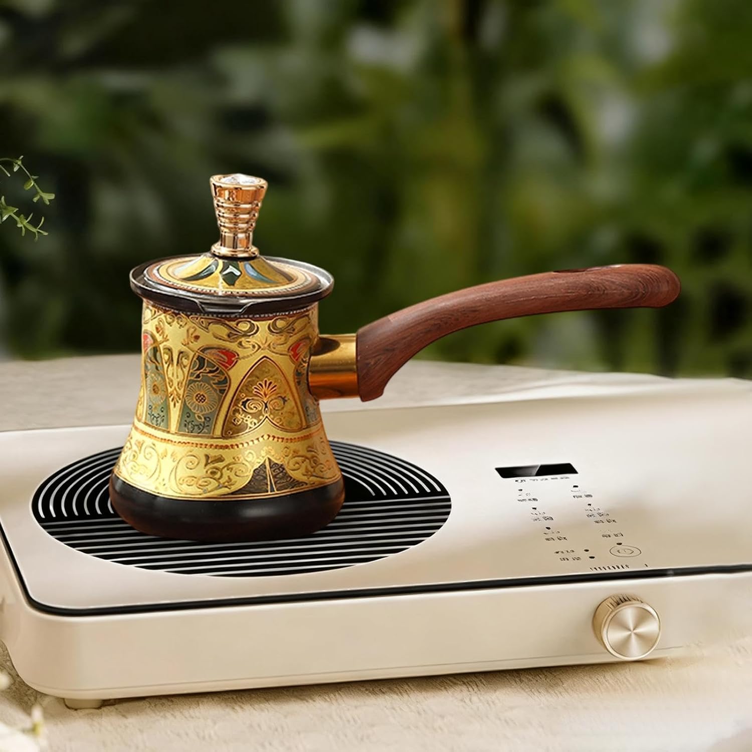 Cafeteira Turca SiaBiced Inox 550ml para Café Chá e Leite 4 Cafeteira Turca SiaBiced Inox 550ml para Café Chá e Leite - Imagem 4