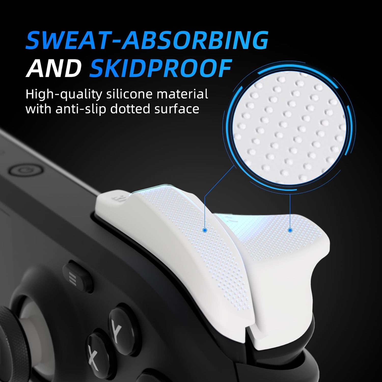 Kit Extensor Botão Shoulder PlayVital para Steam Deck Branco 4 Kit Extensor Botão Shoulder PlayVital para Steam Deck Branco - Imagem 4