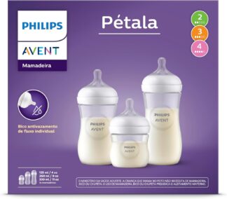 Kit Mamadeira Philips Avent Pétala Natural Response SCD838/27