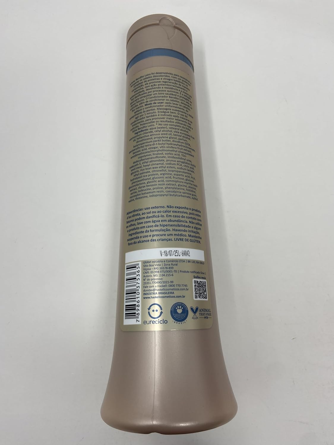 Condicionador Haskell Bendito Loiro 500ml Hidratação Profunda 3 Condicionador Haskell Bendito Loiro 500ml Hidratação Profunda - Imagem 3