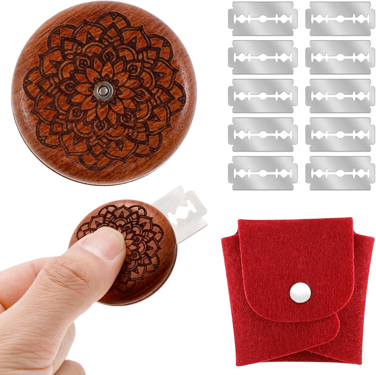 Ferramenta de Pontuação de Massa de Pão SAEHAEYEE Modelo 5cm com Lâminas 7 Ferramenta de Pontuação de Massa de Pão SAEHAEYEE Modelo 5cm com Lâminas - Imagem 7