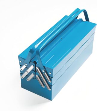 Caixa de Ferramentas Tramontina Sanfonada com 5 Gavetas em Metal