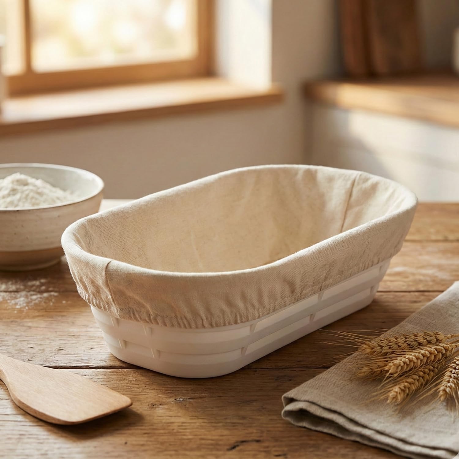 Cesto para Fermentação Natural Genérico CEFENA26BAFO 500g com Forro 3 Cesto para Fermentação Natural Genérico CEFENA26BAFO 500g com Forro - Imagem 3