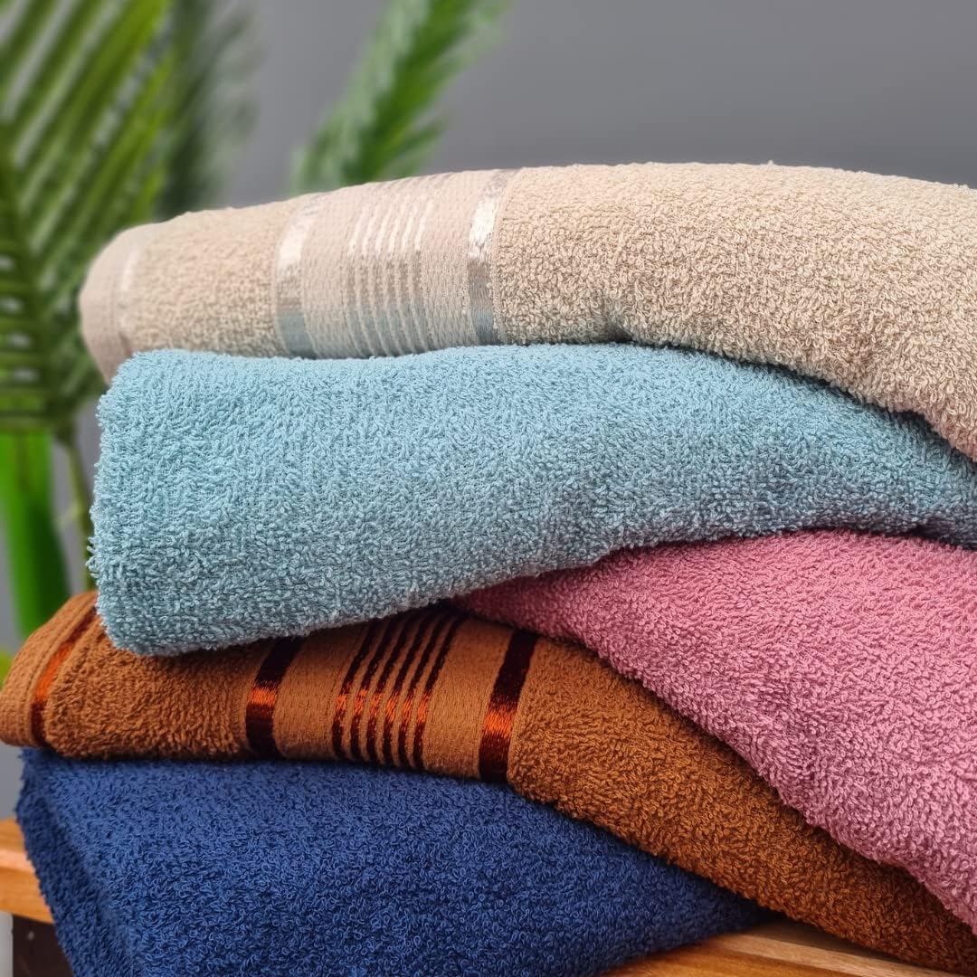 Kit 2 Toalhas de Banho ToalhaShow Egito Gigante 100% Algodão 4 Kit 2 Toalhas de Banho ToalhaShow Egito Gigante 100% Algodão - Imagem 4