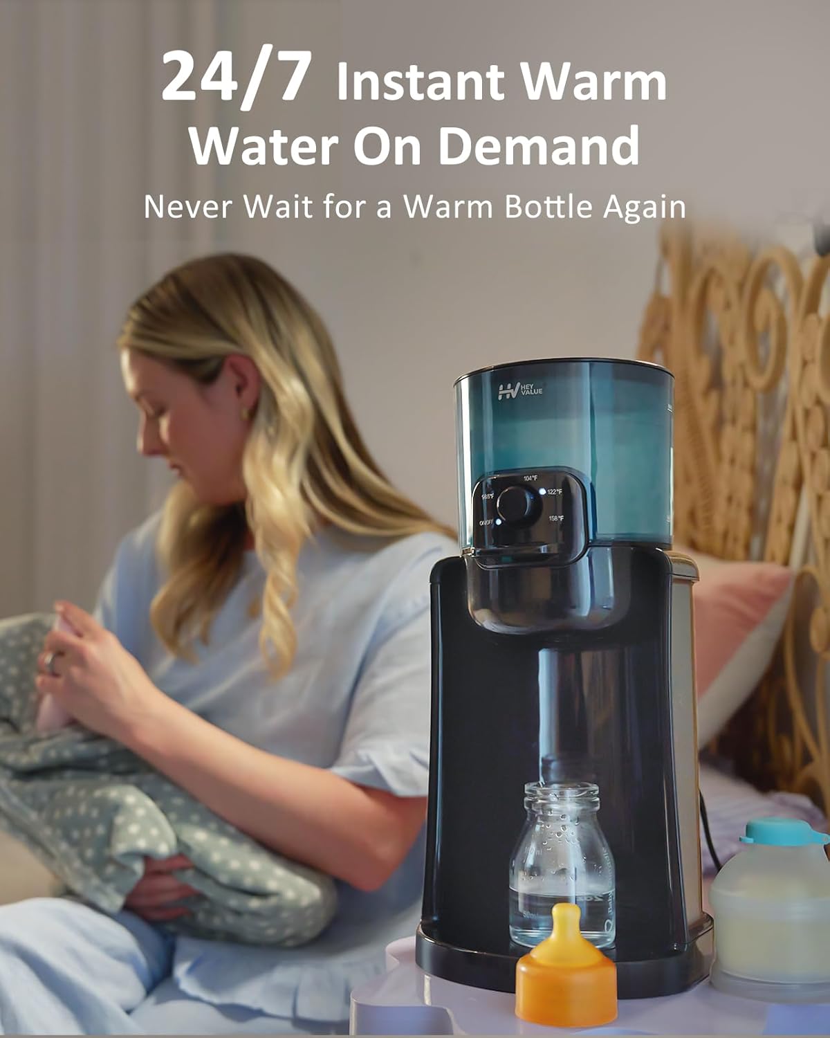 Aquecedor de Mamadeira HEYVALUE K301 com Controle de Temperatura 2 Aquecedor de Mamadeira HEYVALUE K301 com Controle de Temperatura - Imagem 2