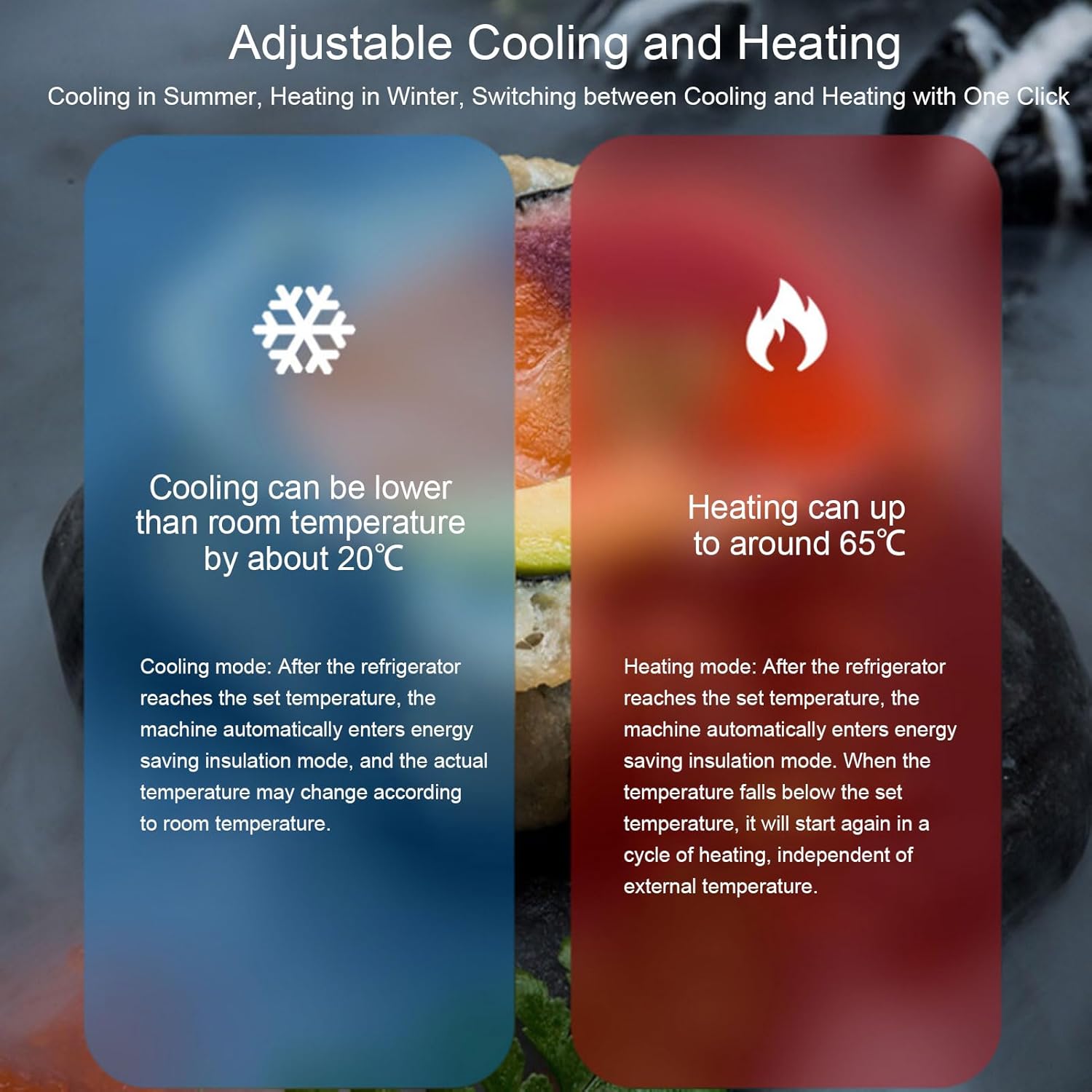 Geladeira para Skincare Zhjvihx com Espelho LED e 6L Portátil 5 Geladeira para Skincare Zhjvihx com Espelho LED e 6L Portátil - Imagem 5