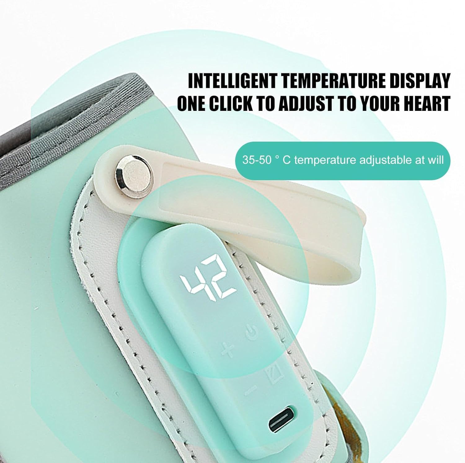 Aquecedor de Mamadeira Portátil USB para Leite Materno Infantil 6 Aquecedor de Mamadeira Portátil USB para Leite Materno Infantil - Imagem 6