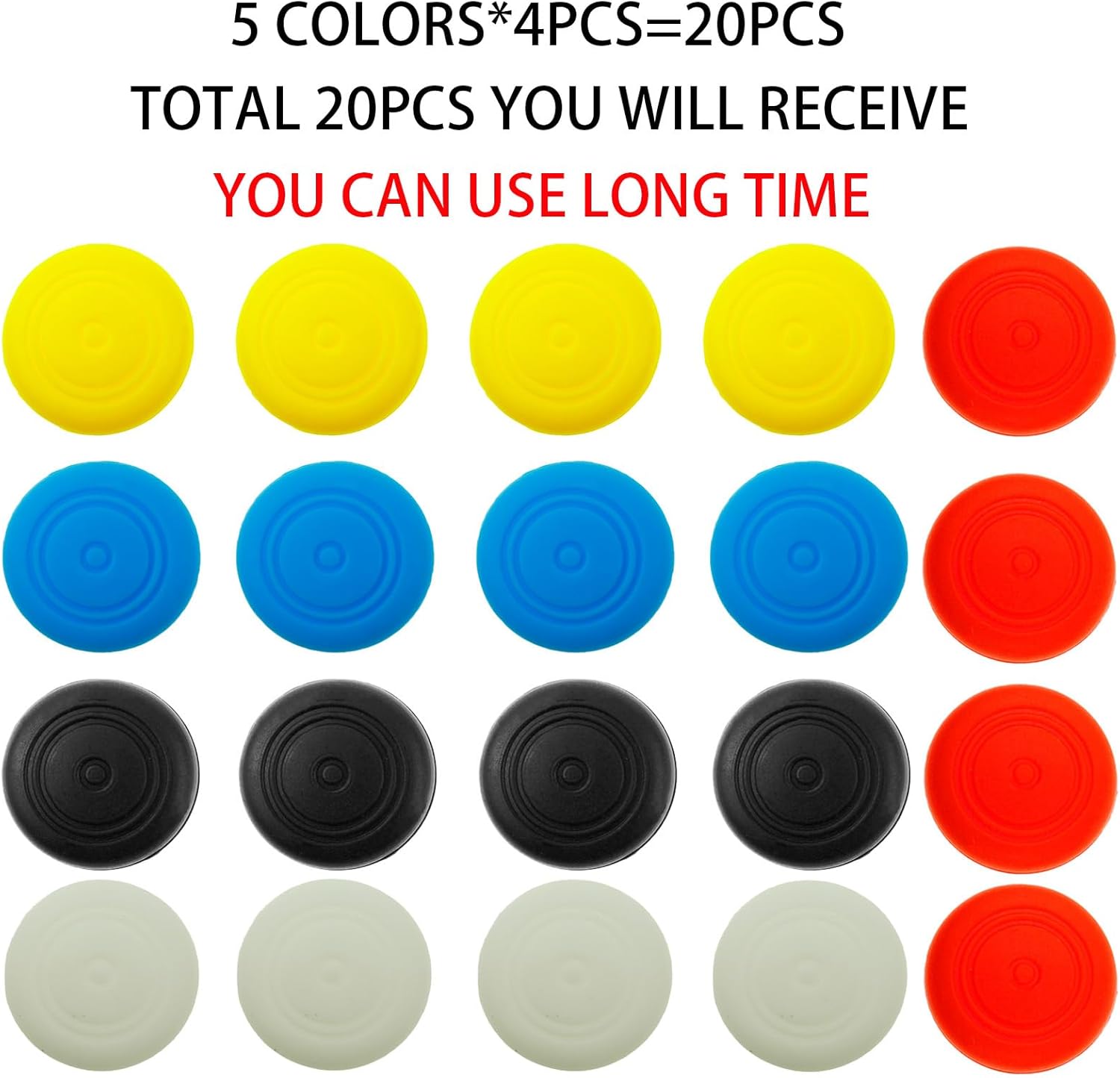 Kit 20 Capas de Silicone para Joystick Analógico Steam Deck 2 Kit 20 Capas de Silicone para Joystick Analógico Steam Deck - Imagem 2