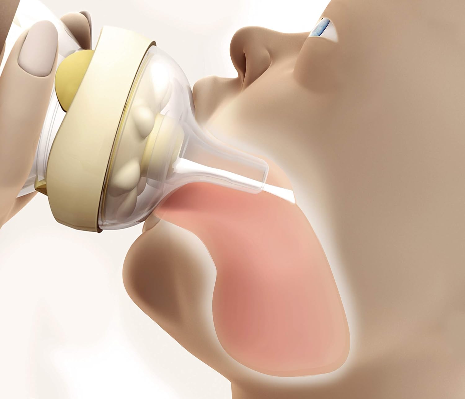 Bico de Mamadeira Medela Calma Sistema de Alimentação Ventilado 6 Bico de Mamadeira Medela Calma Sistema de Alimentação Ventilado - Imagem 6