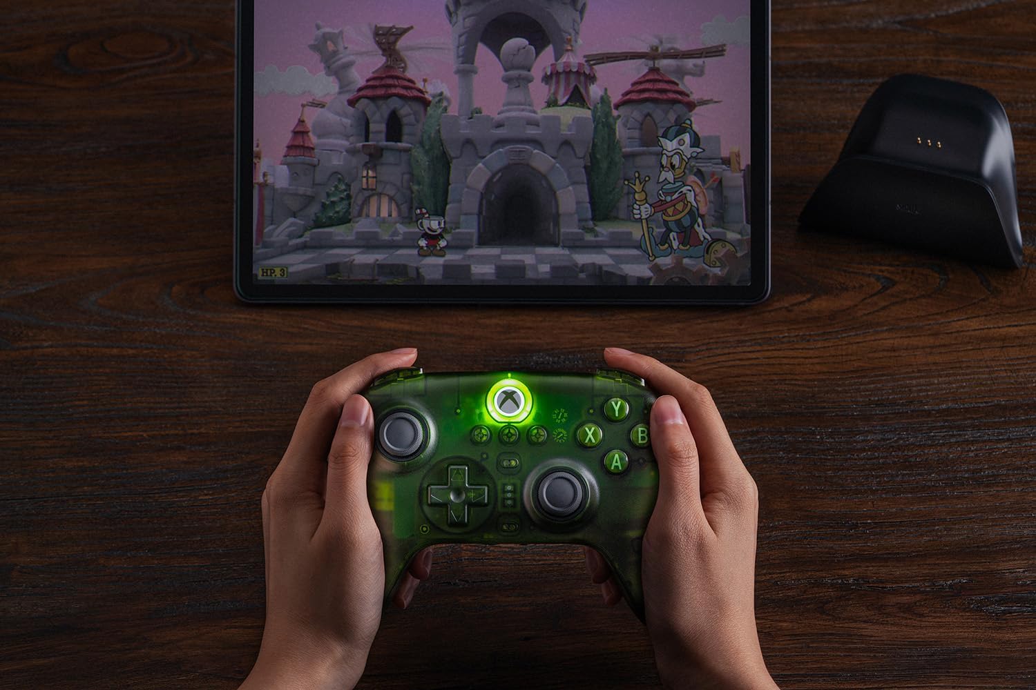 Controle 8Bitdo Ultimate 3-Mode Gamepad para Xbox e PC Jade 9 Controle 8Bitdo Ultimate 3-Mode Gamepad para Xbox e PC Jade - Imagem 9