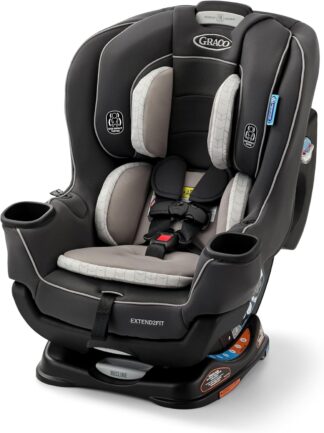 Cadeira Infantil Graco Extend2Fit 2 em 1 LATCH Preto e Cinza