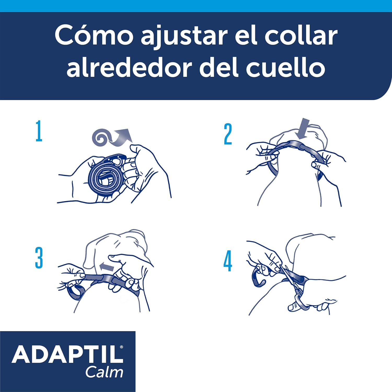 Coleira Anti-Stress Adaptil S para Cães Pequenos e Medos 3 Coleira Anti-Stress Adaptil S para Cães Pequenos e Medos - Imagem 3