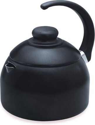 Chaleira 2,5L Alumínio Fortaleza Modelo 591125 Preto Antiaderente