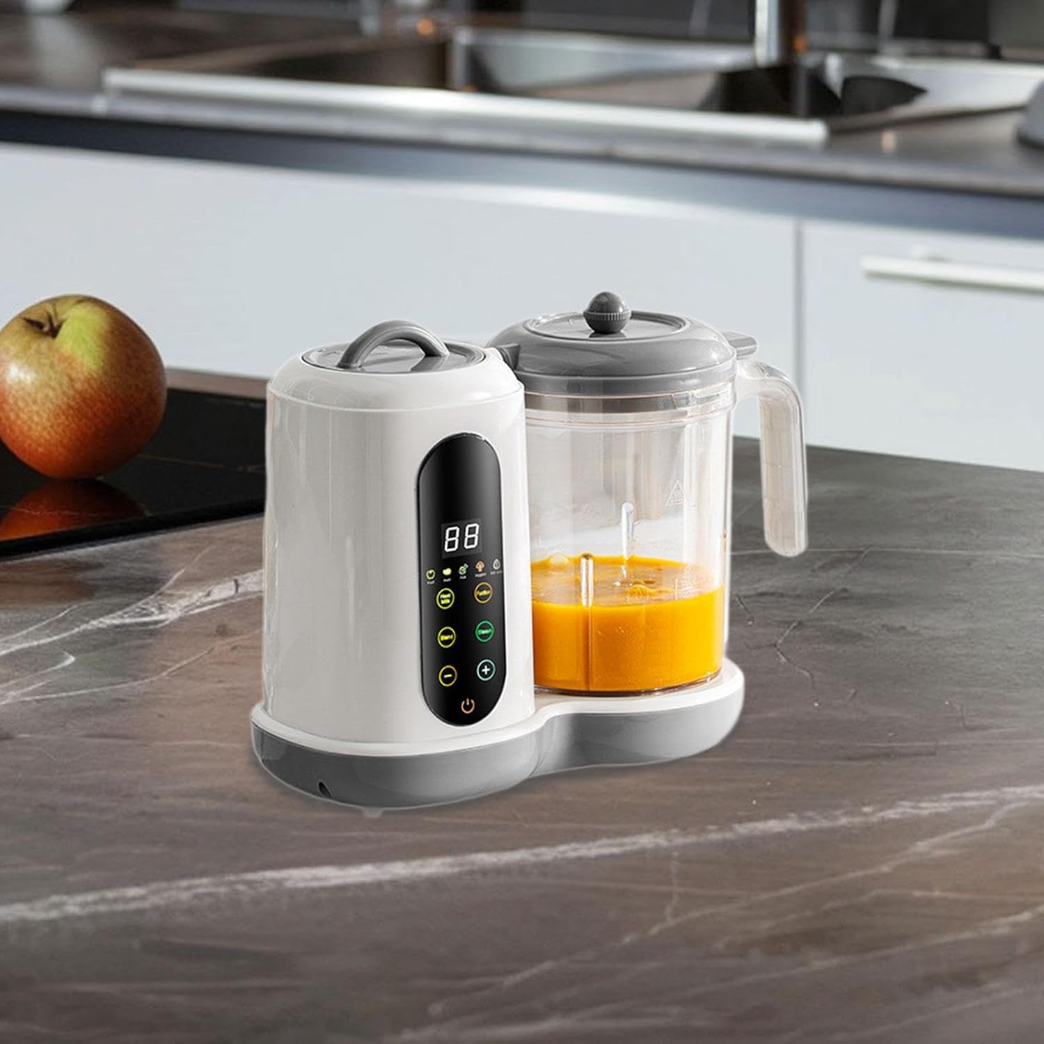 Processador de Alimentos Shamjina para Bebês Vapor e Liquidificador 3 Processador de Alimentos Shamjina para Bebês Vapor e Liquidificador - Imagem 3