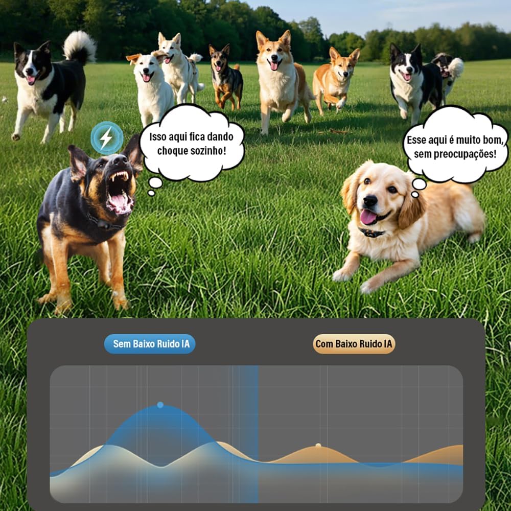 Coleira Anti-Latido NEWPET NP6945 Recarregável para Cachorros 2 Coleira Anti-Latido NEWPET NP6945 Recarregável para Cachorros - Imagem 2