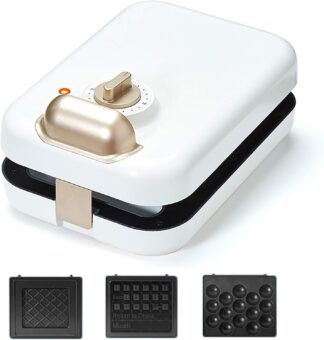 Sanduicheira Yajun Modelo Multifuncional 600W com Pratos Removíveis