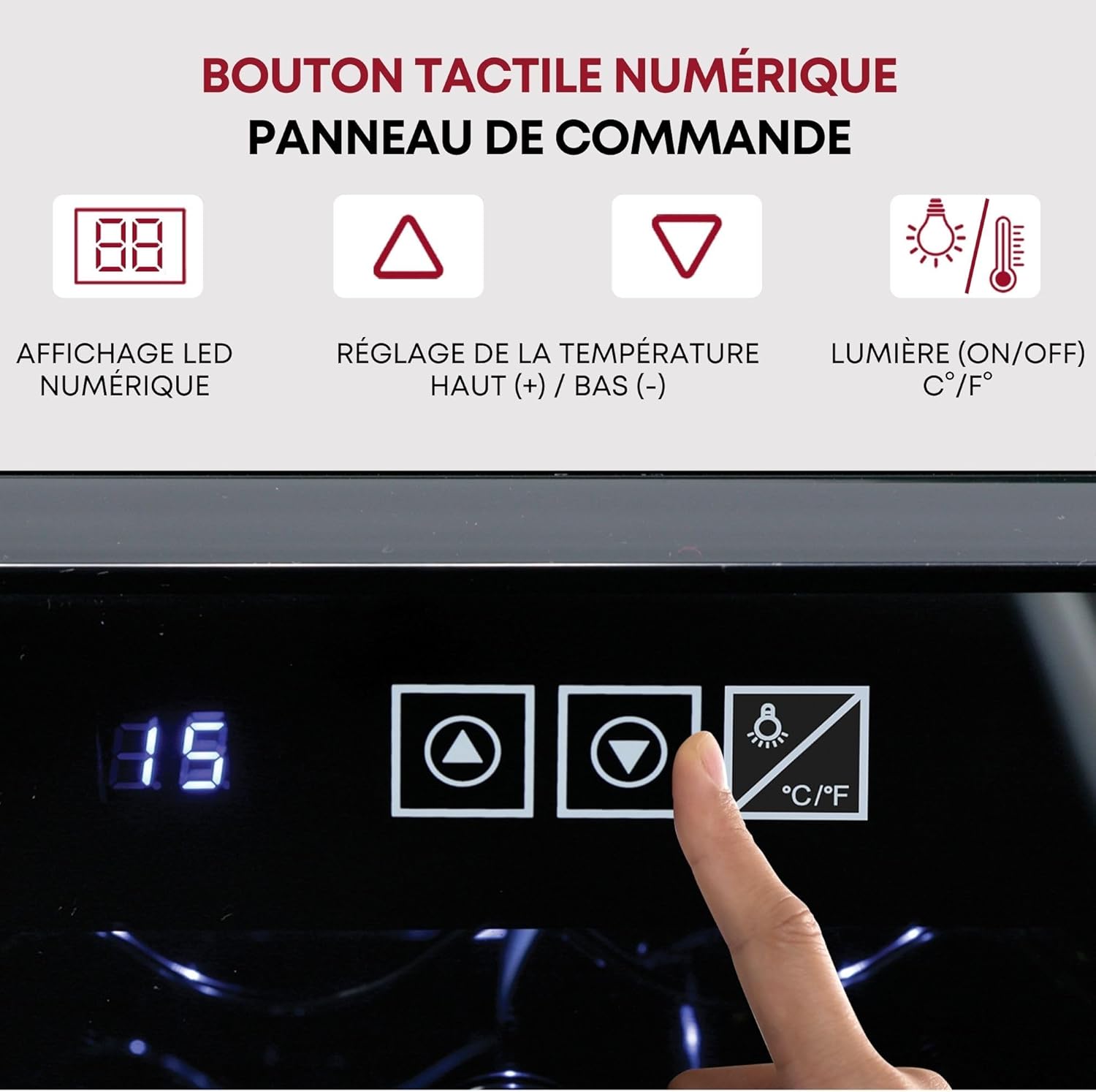 Refrigerador de Vinho Koolatron WC20 20 Garrafas Termoelétrico 2 Refrigerador de Vinho Koolatron WC20 20 Garrafas Termoelétrico - Imagem 2