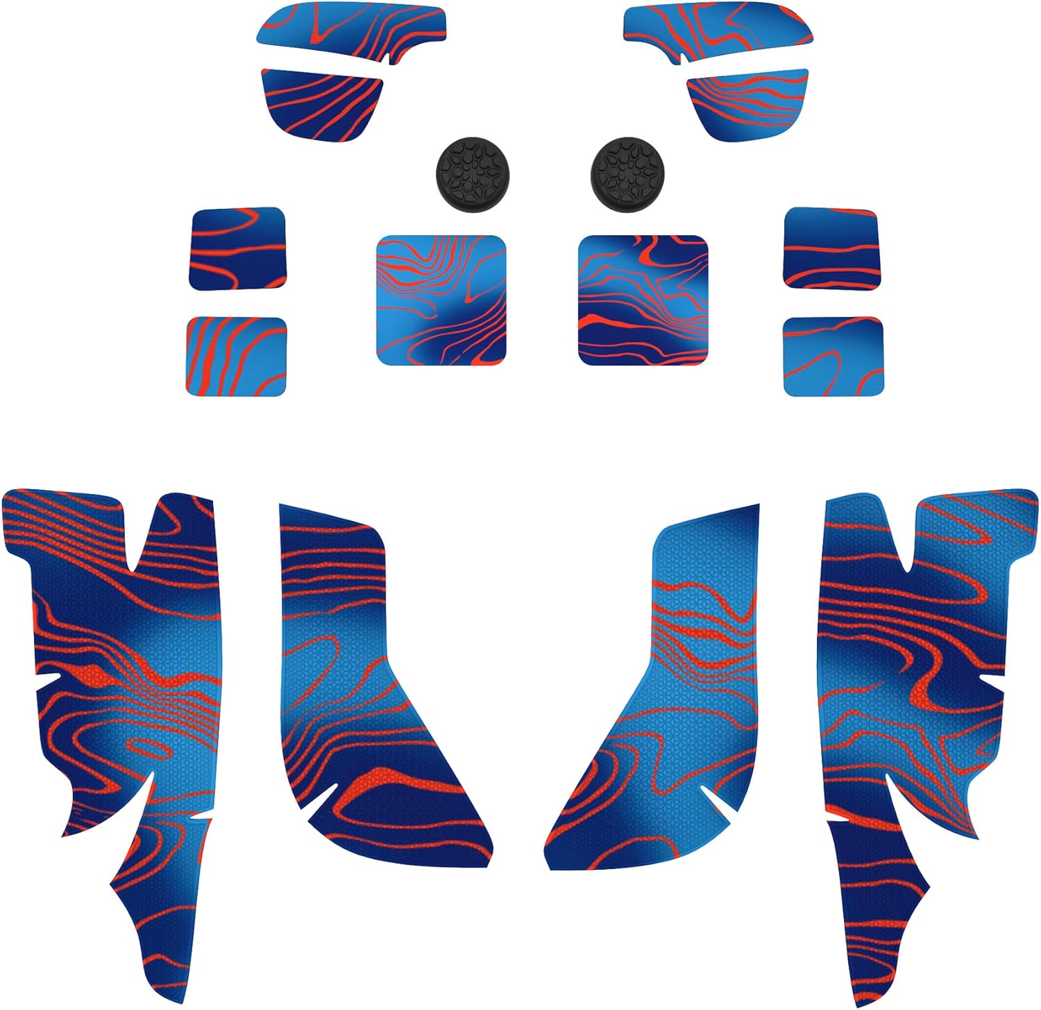 Kit Adesivos PlayVital Steam Deck Grip Antiderrapante Premium 2 Kit Adesivos PlayVital Steam Deck Grip Antiderrapante Premium - Imagem 2