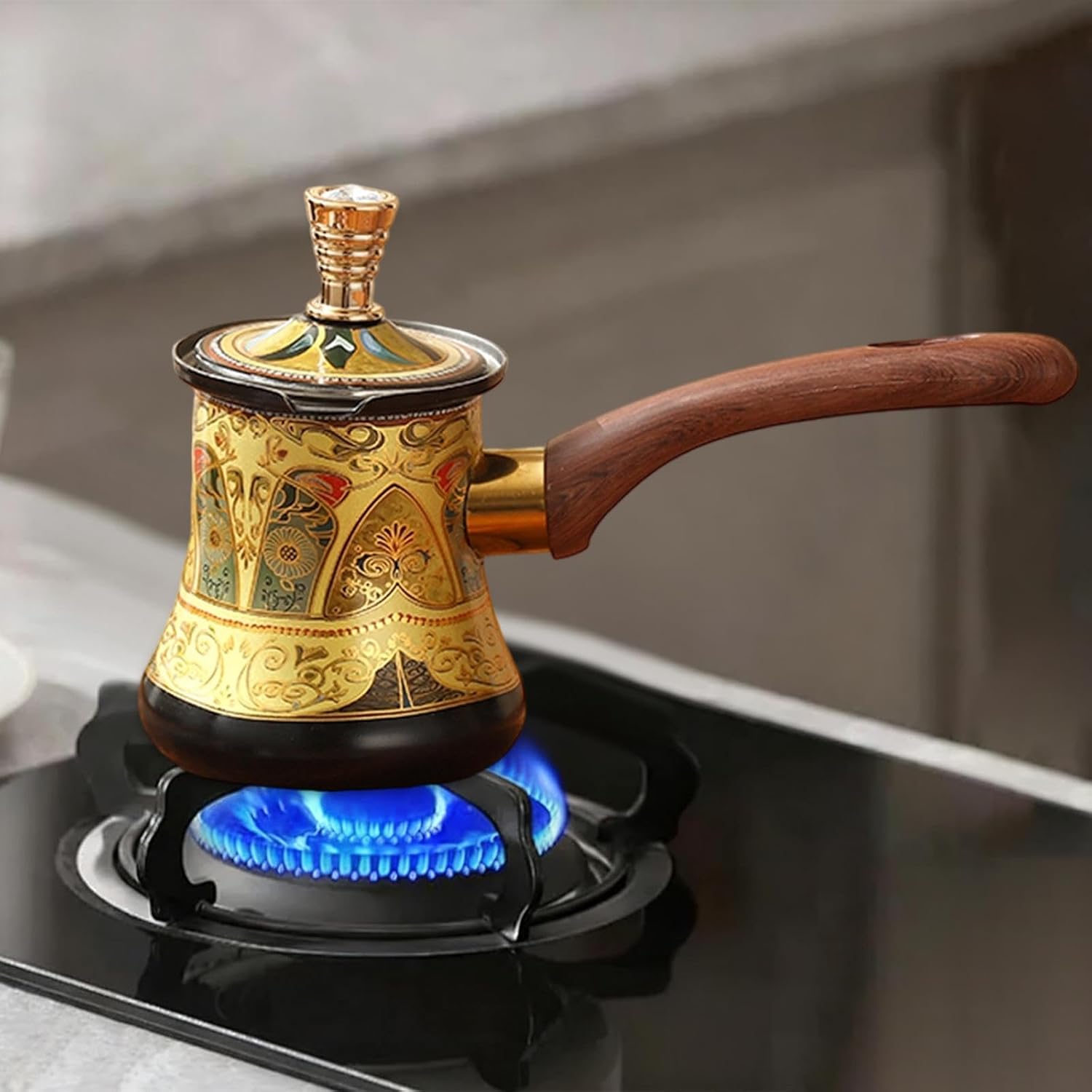 Cafeteira Turca SiaBiced Inox 550ml para Café Chá e Leite 7 Cafeteira Turca SiaBiced Inox 550ml para Café Chá e Leite - Imagem 7