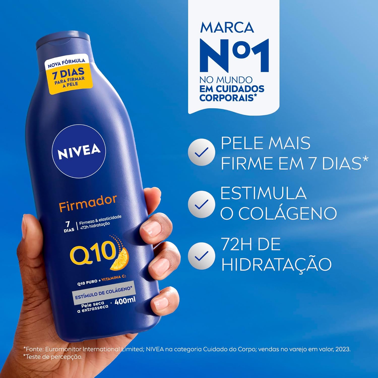 Loção Hidratante Firmador NIVEA Q10 Vitamina C 400ml Pele Seca 2 Loção Hidratante Firmador NIVEA Q10 Vitamina C 400ml Pele Seca - Imagem 2