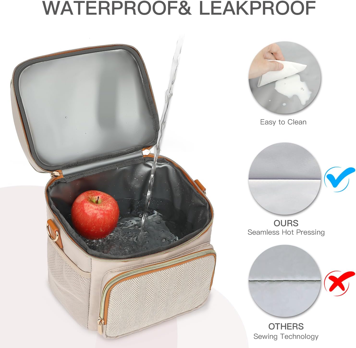 Bolsa Térmica TUGUAN Double Layer para Leite Materno Portátil 4 Bolsa Térmica TUGUAN Double Layer para Leite Materno Portátil - Imagem 4