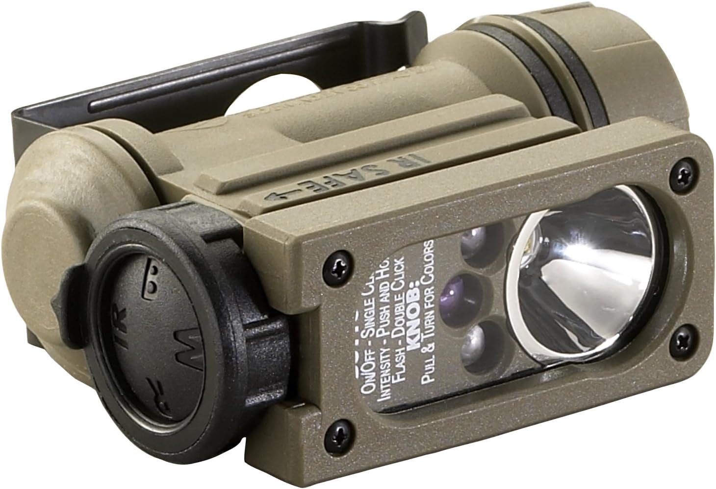 Lanterna Streamlight Sidewinder II Militar LED Compacta Coiote 1 Lanterna Streamlight Sidewinder II Militar LED Compacta Coiote