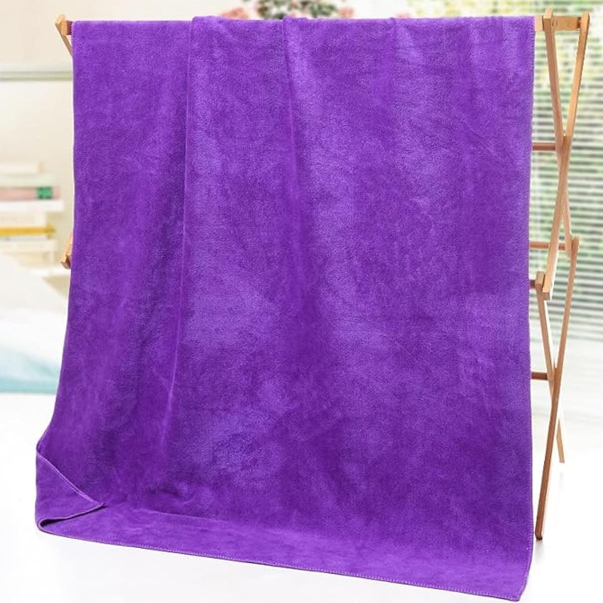 Kit 03 Toalhas de Banho Microfibra Compacta Grande Secagem Rápida 4 Kit 03 Toalhas de Banho Microfibra Compacta Grande Secagem Rápida - Imagem 4