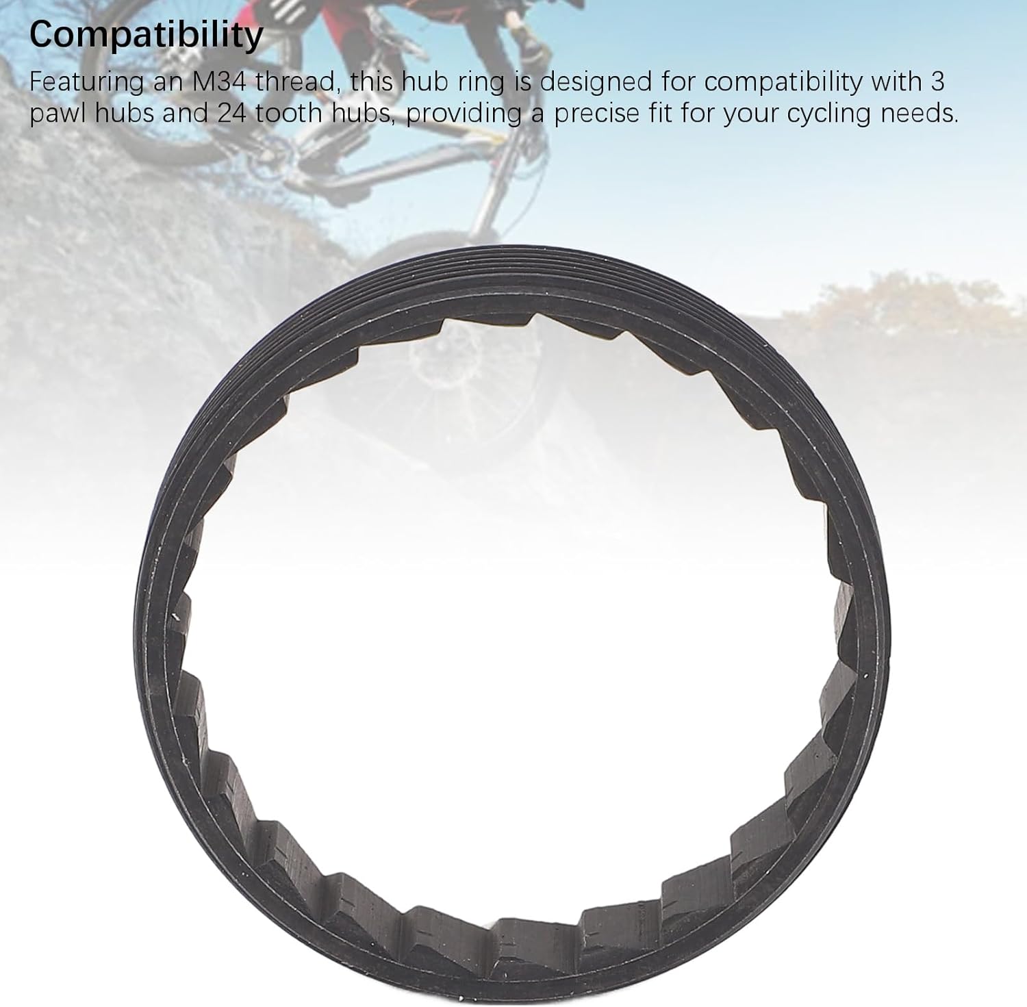 Anel de Cubo RiToEasysports 26T para Bicicleta 3 Pawl Aço 4 Anel de Cubo RiToEasysports 26T para Bicicleta 3 Pawl Aço - Imagem 4