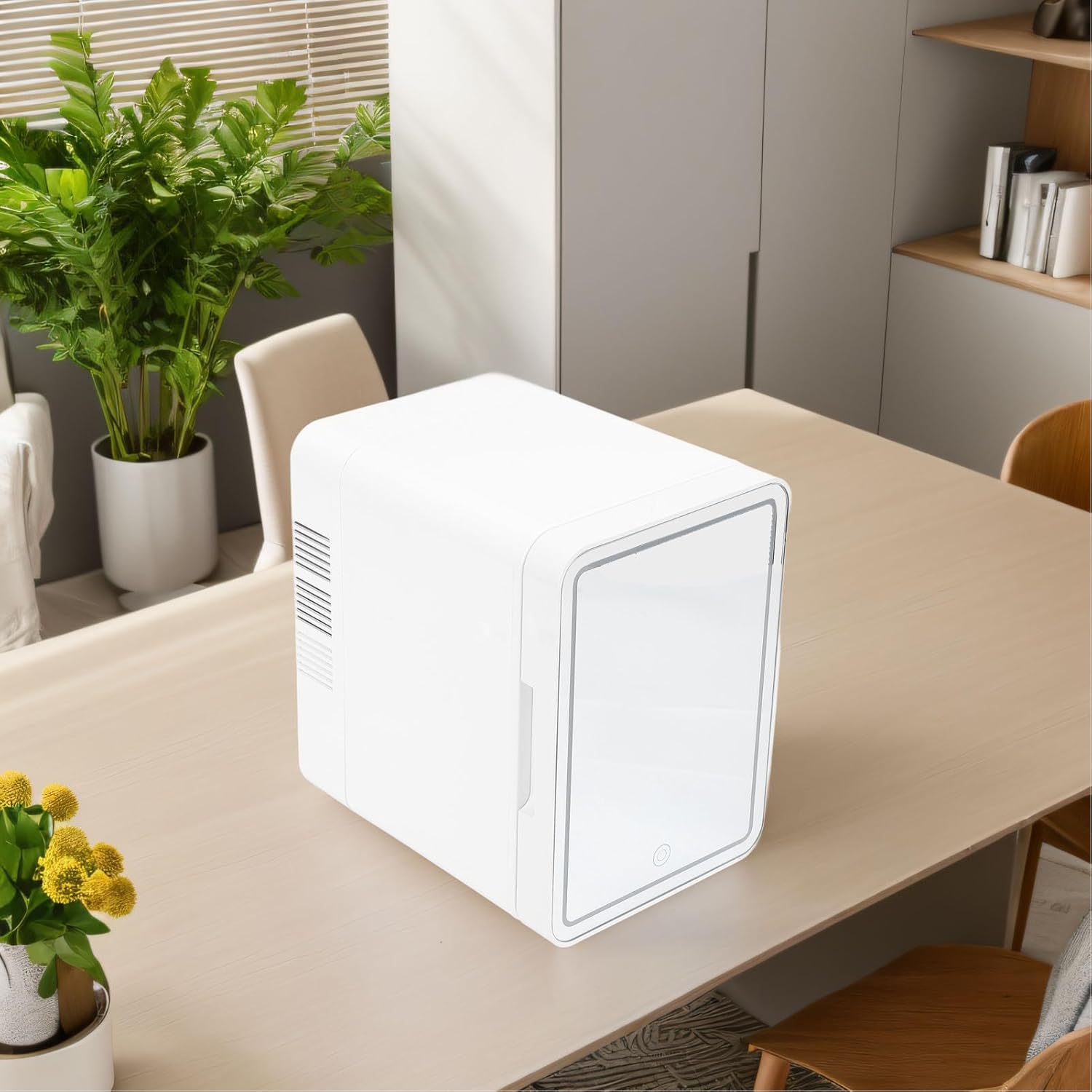 Geladeira Ymiko 6L com Espelho e Luz para Cosméticos e Beleza 7 Geladeira Ymiko 6L com Espelho e Luz para Cosméticos e Beleza - Imagem 7