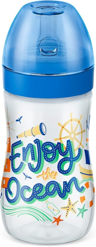 Mamadeira Lillo Super Evolution 300ml Azul Silicones 6M+