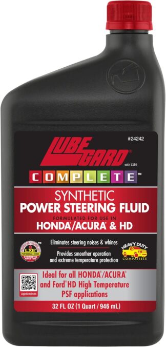 Fluido Direção Hidráulica Sintético Lubegard 24242 800ml Honda Acura